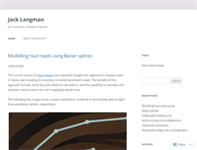 Tablet Screenshot of jacklangman.com